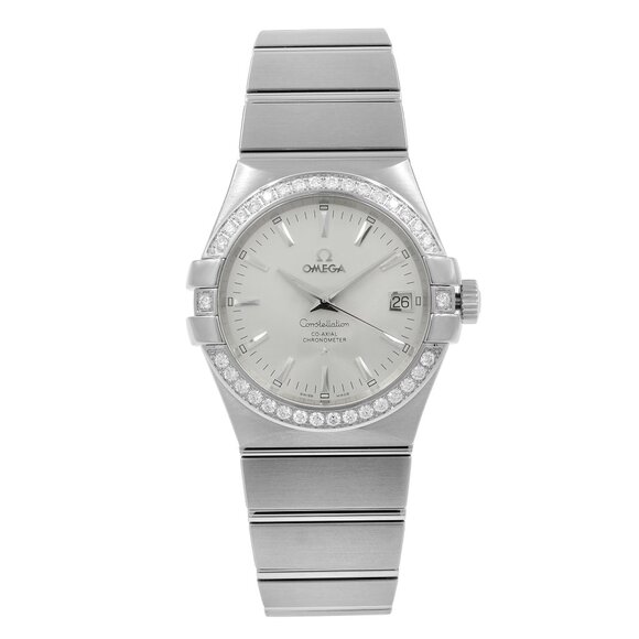 Omega Constellation Steel Diamond Silver Dial Ladies Watch 123.15.35.20.02.001 - Picture 3 of 8